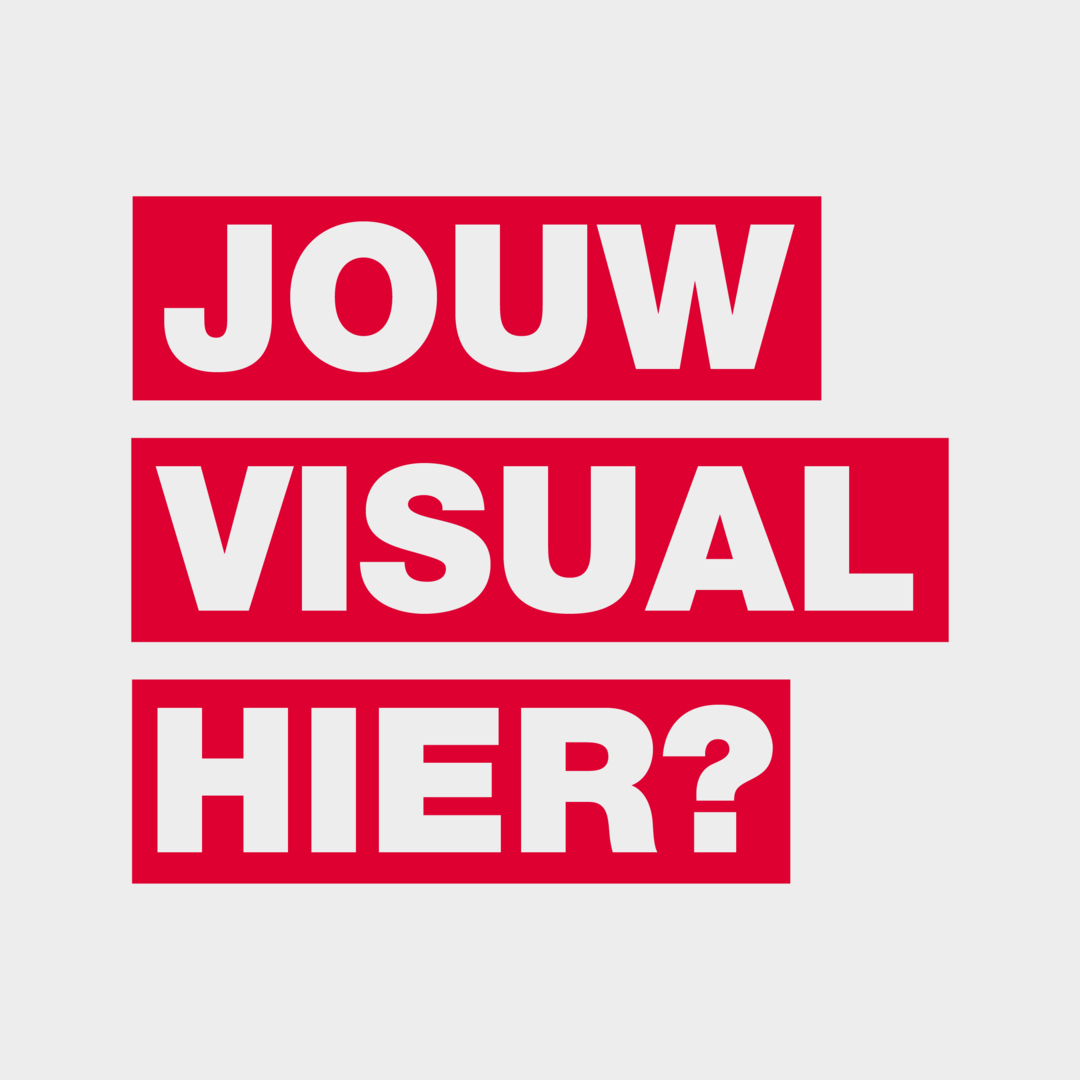 Rode tekst Jouw Visual Hier?