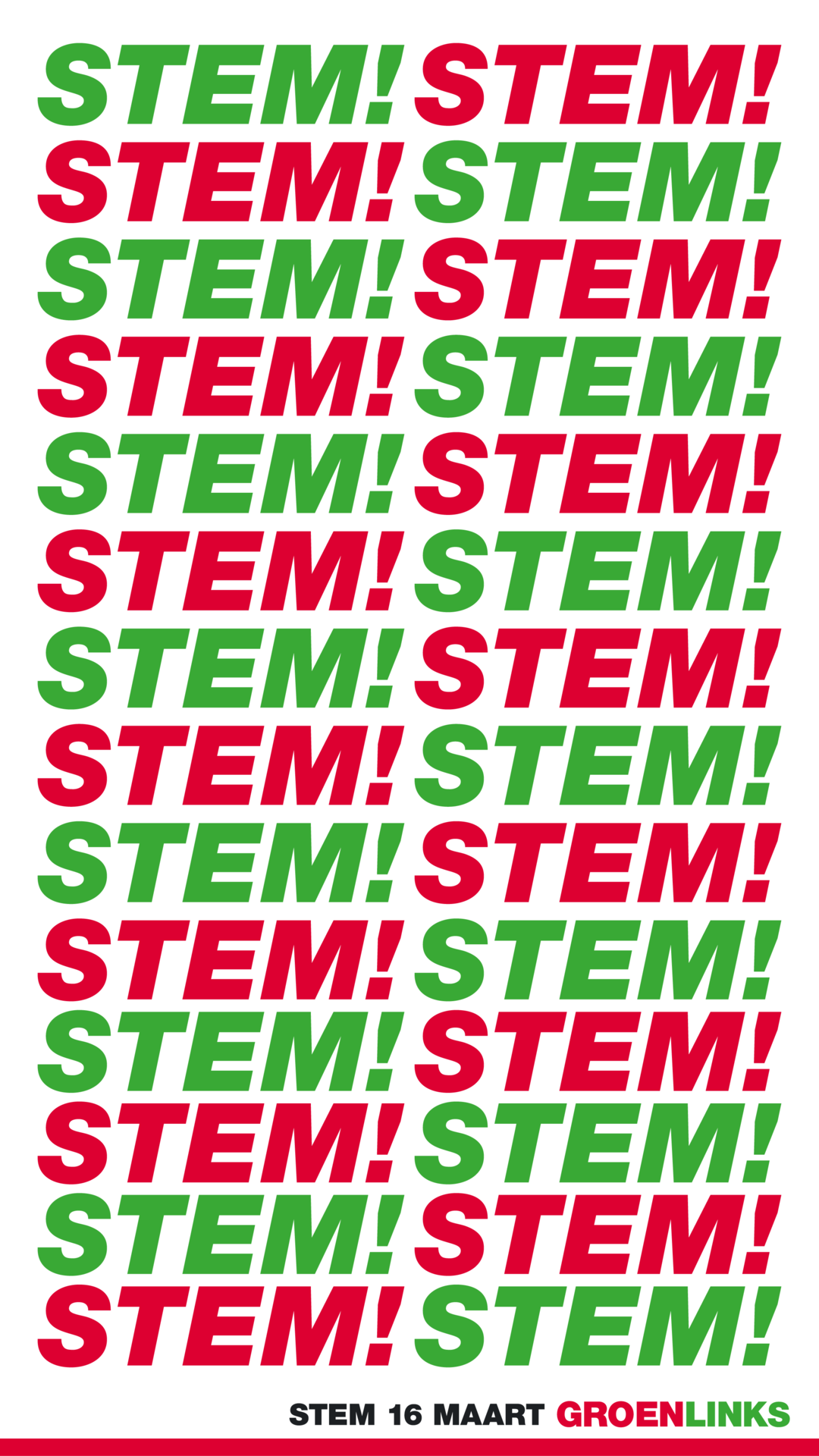 Stem 16 maart GroenLinks
